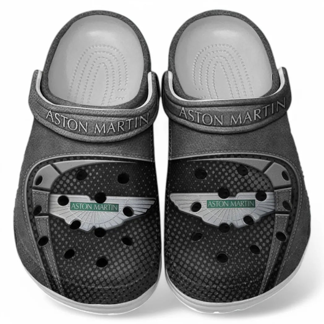 Aston Martin Crocs Sandals For Men Women, Gift For Aston Martin Fan CAR177031425611 - Gray
