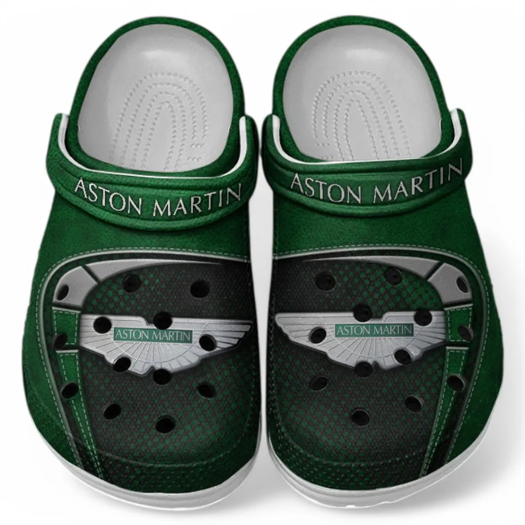 Aston Martin Crocs Sandals For Men Women, Gift For Aston Martin Fan CAR177031425611 - Green