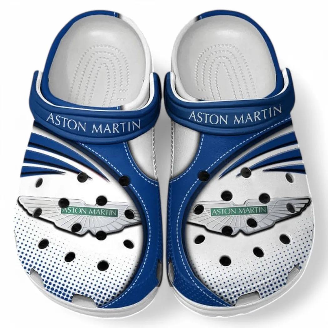 Aston Martin Crocs Sandals For Men Women, Gift For Aston Martin Fan CAR181031525747 - Blue