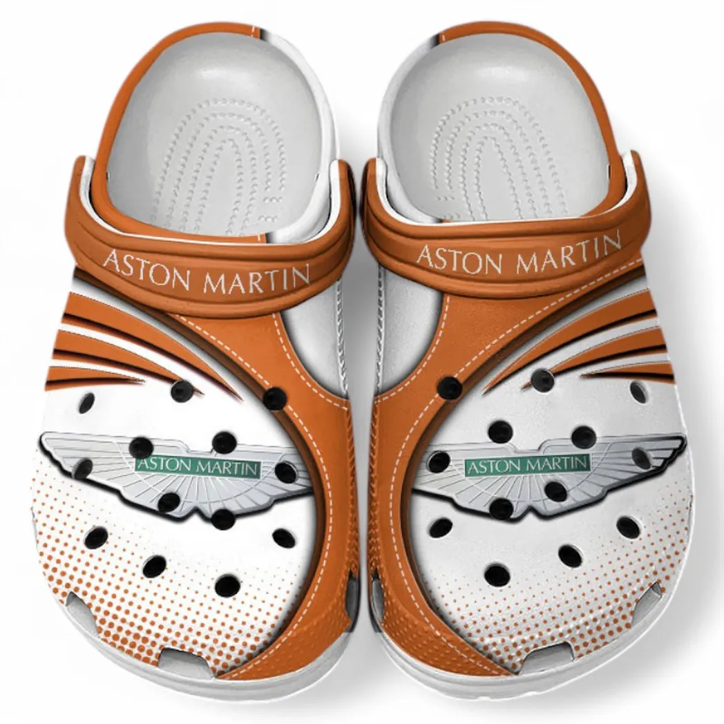 Aston Martin Crocs Sandals For Men Women, Gift For Aston Martin Fan CAR181031525747 - Orange