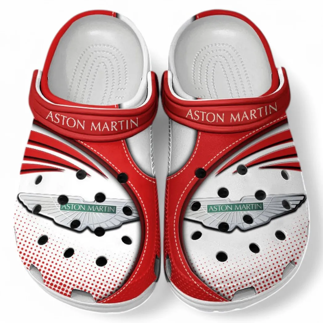Aston Martin Crocs Sandals For Men Women, Gift For Aston Martin Fan CAR181031525747 - Red