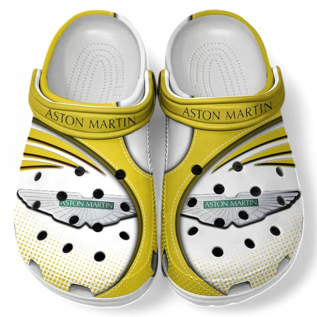 aston martin crocs sandals for men women gift for aston martin fan car181031525747 yellow vzzqn