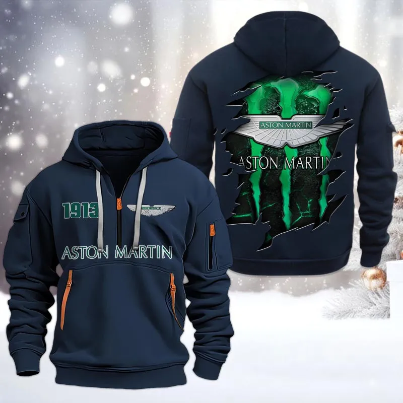 aston martin half zip hoodie all over print half zip hoodies for men car198032790 navy ze56h