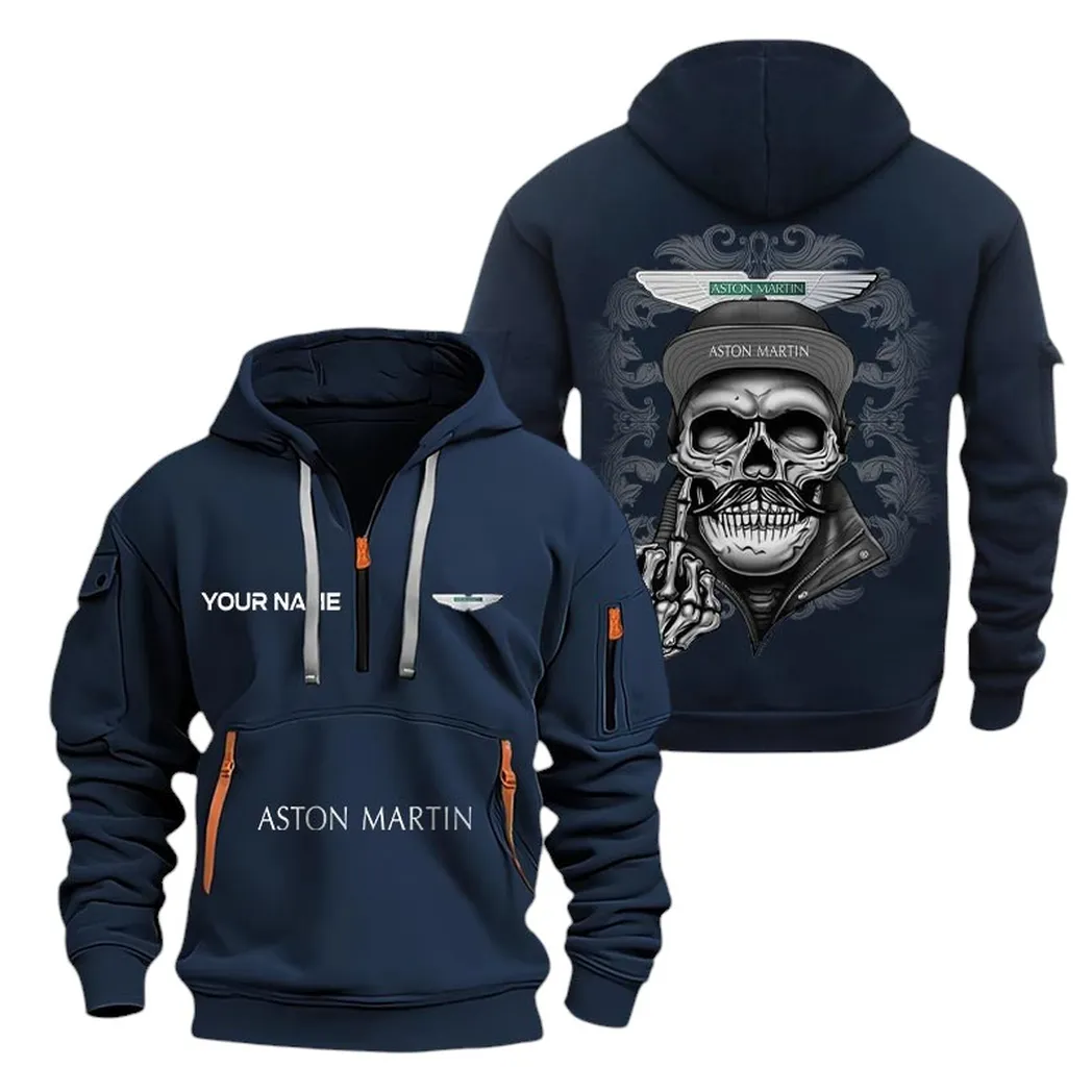 aston martin half zip hoodie for men gift for aston martin fan car166022625121 navy wpmcn