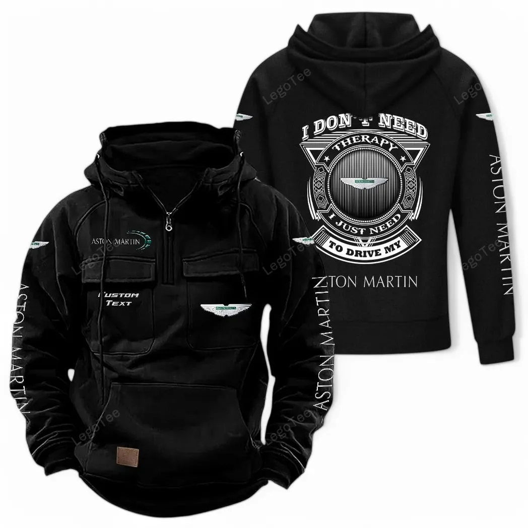 aston martin tactical quarter zip hoodie car106021525075 gifts for men him husband boyfriend black uhwg8