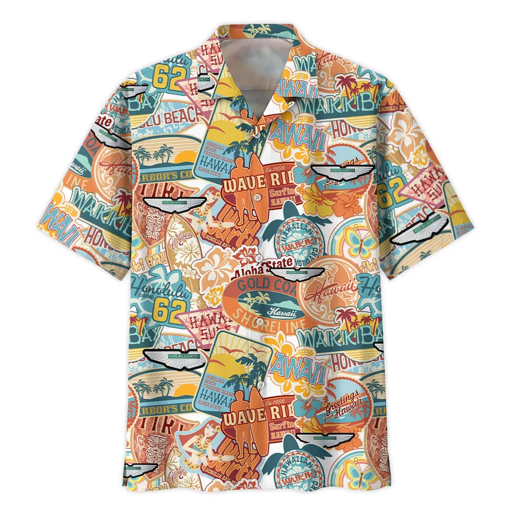 Aston Martin Vintage Hawaiian Shirts For Men, Gift For Aston Martin Fan CAR202031225391