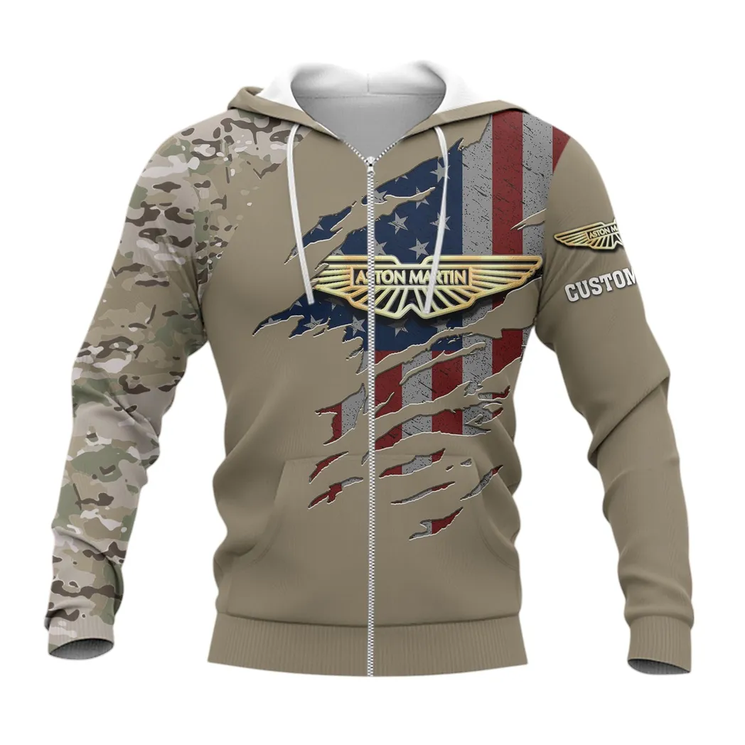 Aston Martin Zipper Hoodie, Gift For Aston Martin Lovers, Gift For Him, Husband, Boyfriend CAR46021725003-3