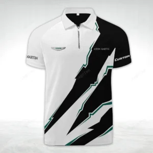 aston martin zipper polo shirt gift for aston martin lovers gift for gift for him husband boyfriend car128021025014 fsxhv