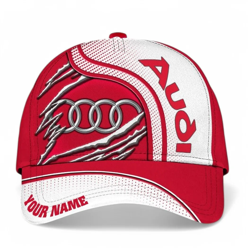 Audi Classic Cap, Gift For Audi Lovers, Gift For Him, Husband, Boyfriend CAR50021825004 - White