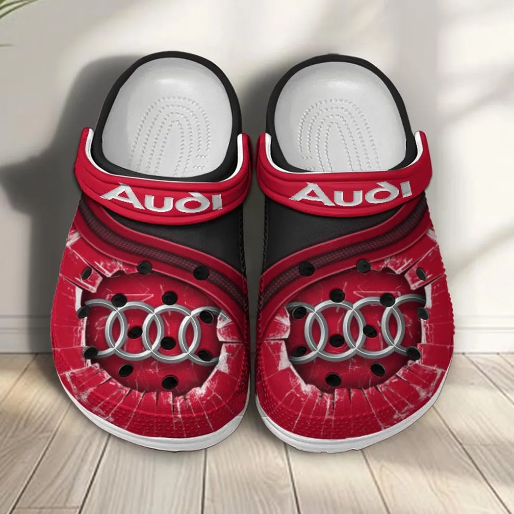 audi crocs clogs men women gift for audi fan car188032025120 red
