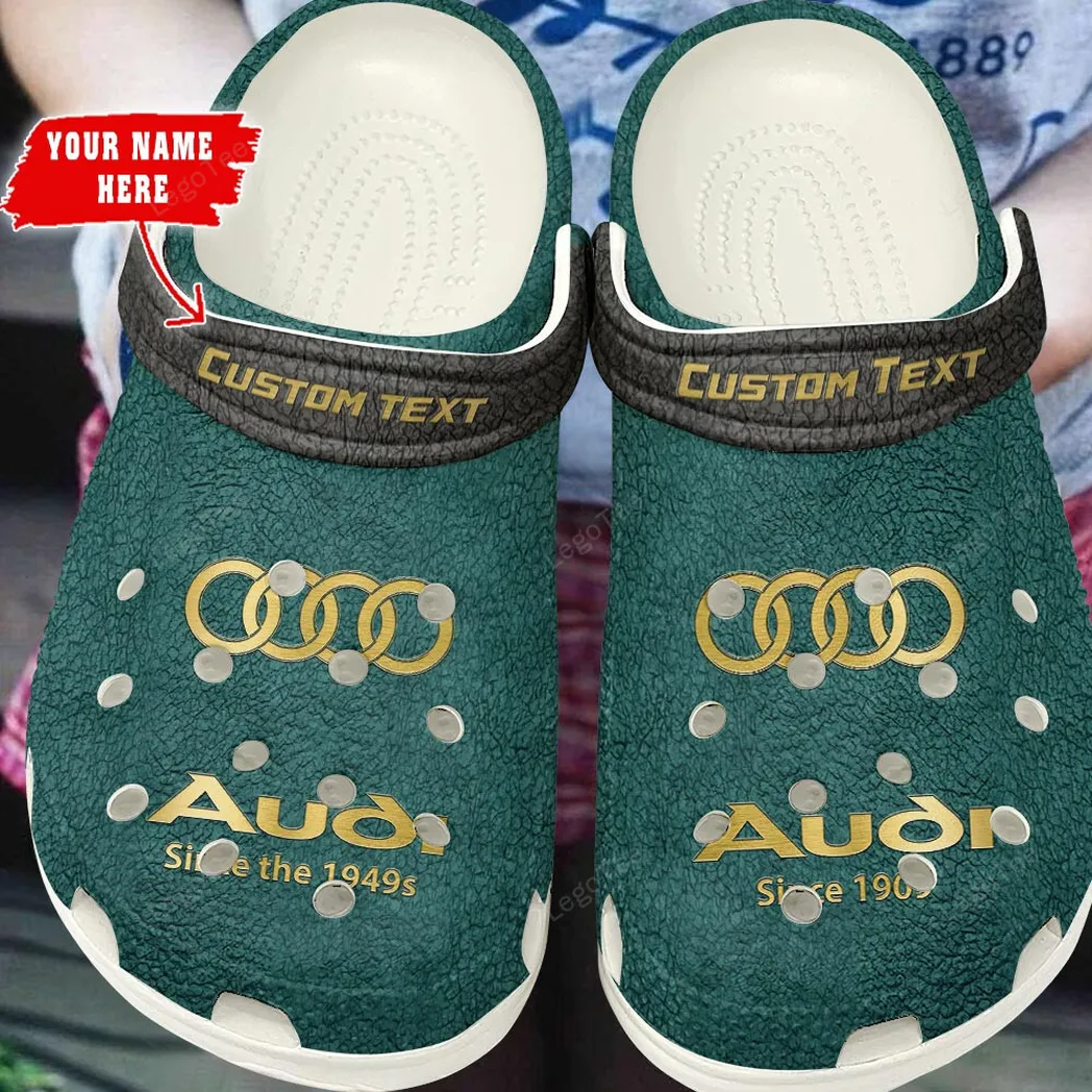 audi crocs gift for audi lovers gift for him husband boyfriend cyan car141021225667 3 7wry1