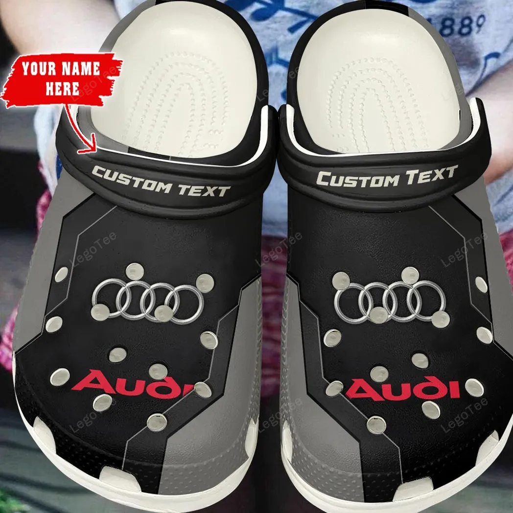 audi crocs gift for audi lovers gift for him husband boyfriend gray car140021225562 4 jwttj