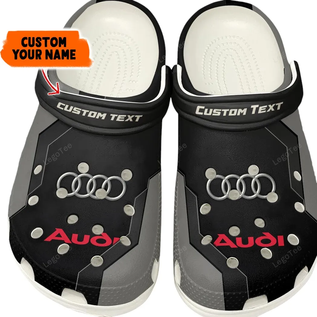 audi crocs gift for audi lovers gift for him husband boyfriend gray car140021225562 4 vmmta