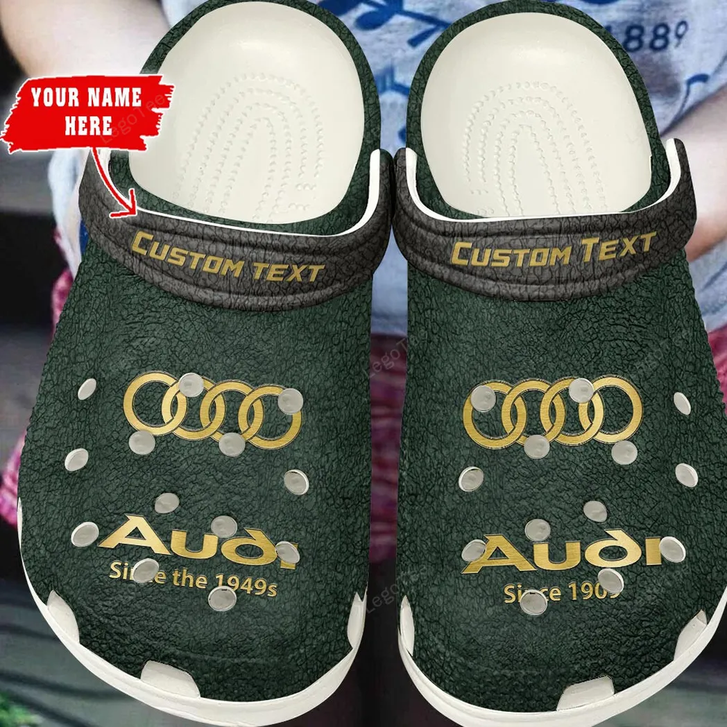 audi crocs gift for audi lovers gift for him husband boyfriend green car141021225667 5 fd7uz
