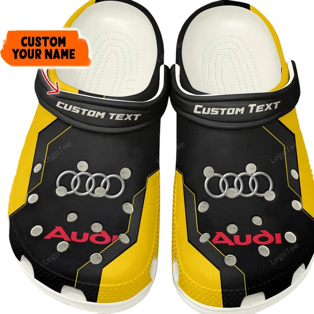 audi crocs gift for audi lovers gift for him husband boyfriend yellow car140021225562 8 jhwe6