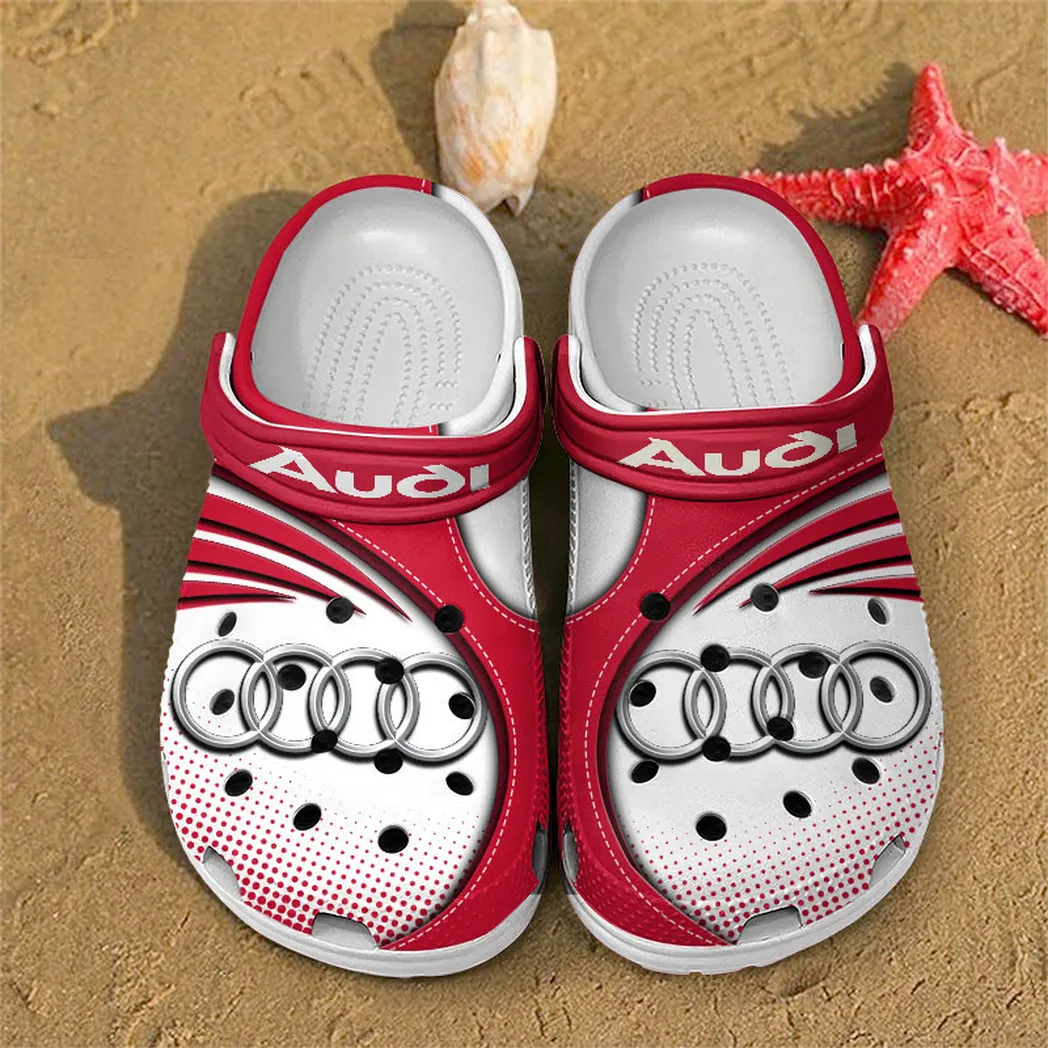 audi crocs sandals for men women gift for audi fan car181031525697 red 8rduw
