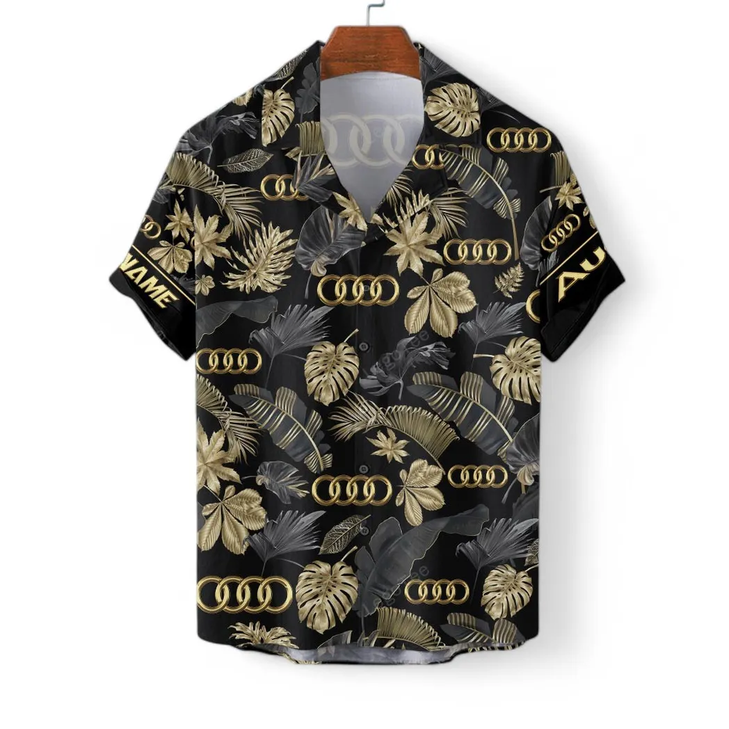 audi hawaiian shirt set for men gift for audi lovers gift for him husband boyfriend car139021125126 1 oifq6