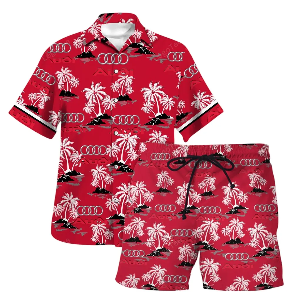 audi hawaiian shirt set for men gift for audi lovers gift for him husband boyfriend car144021125459 1 mn1u9