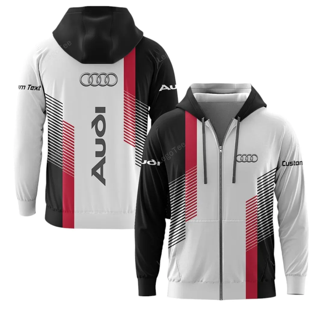 Audi Zipper Hoodie, Gift For Audi Lovers, Gift For Him, Husband, Boyfriend CAR10703122505