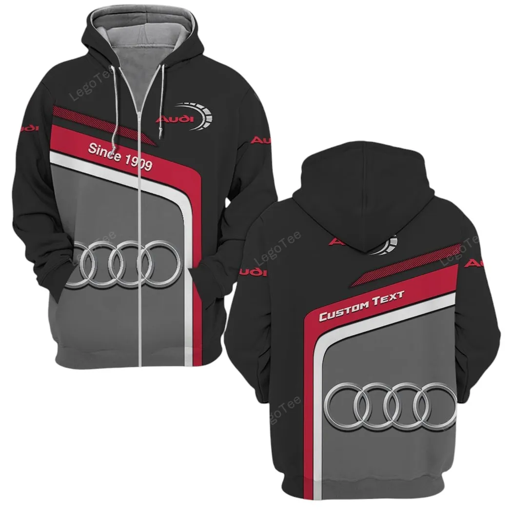 audi zipper hoodie gift for audi lovers gift for him husband boyfriend car11103032504 zq6ks