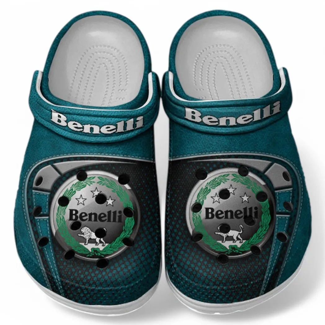 Benelli Crocs Shoes, Clogs Men Women, Gift For Benelli Fan CAR183031725122 - Cyan