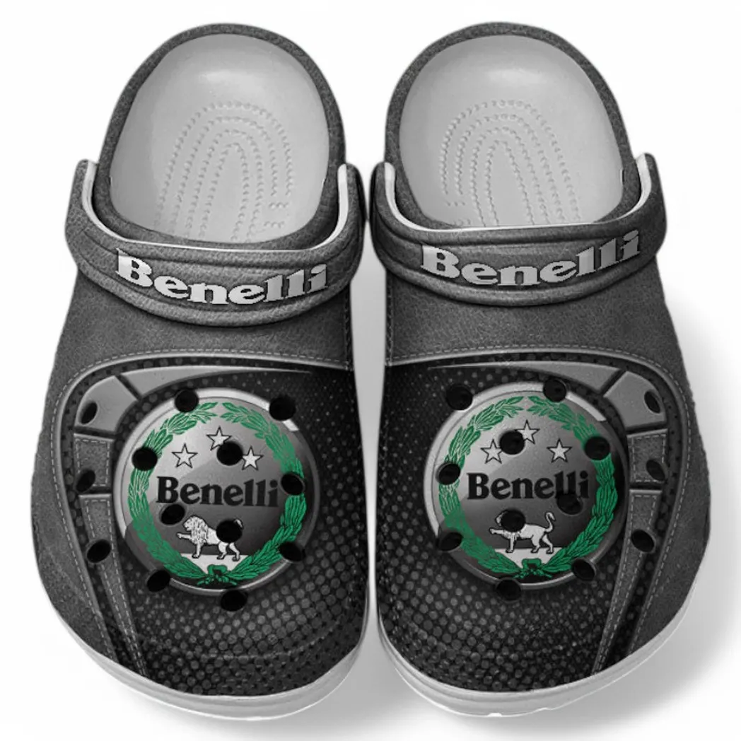 Benelli Crocs Shoes, Clogs Men Women, Gift For Benelli Fan CAR183031725122 - Gray