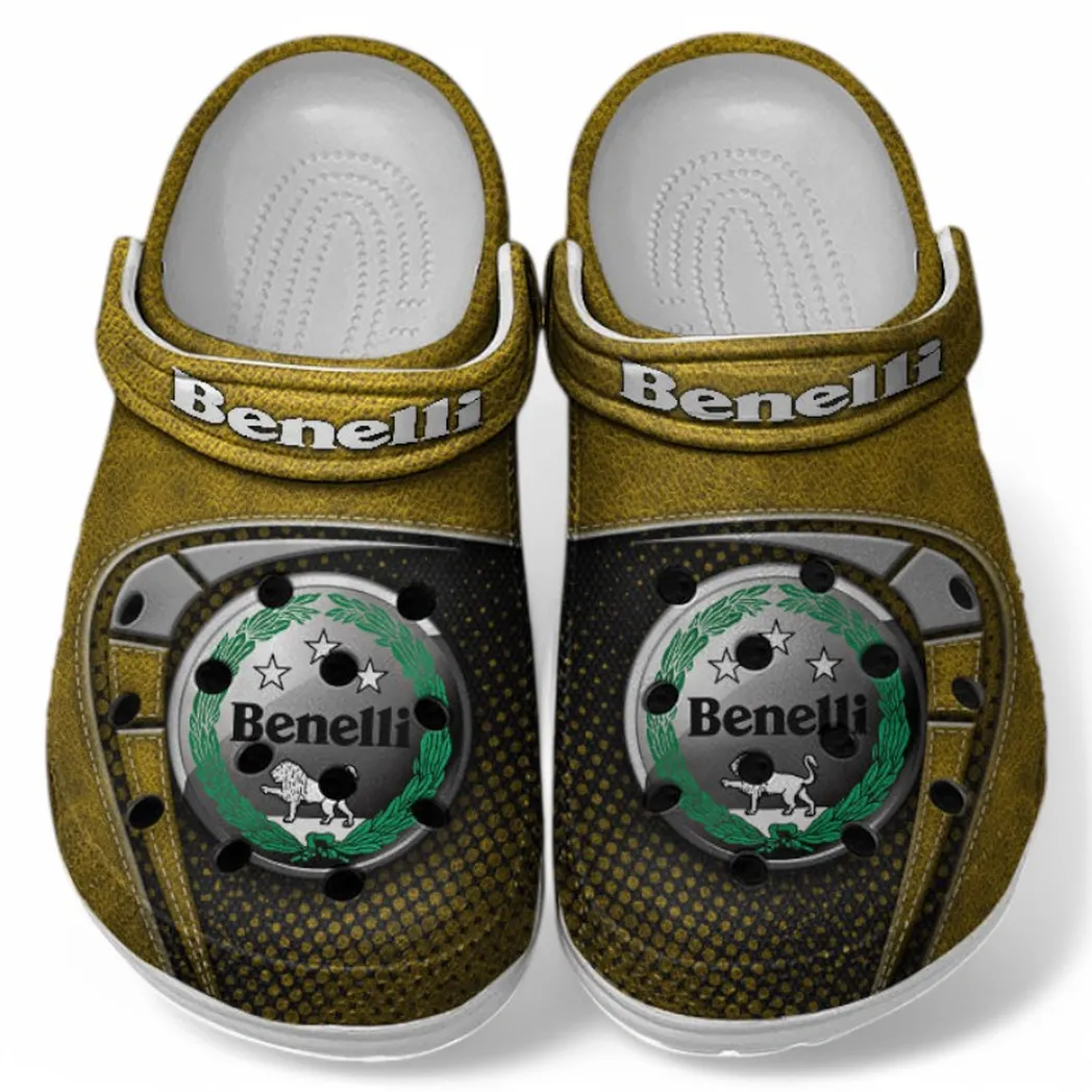 Benelli Crocs Shoes, Clogs Men Women, Gift For Benelli Fan CAR183031725122 - Yellow