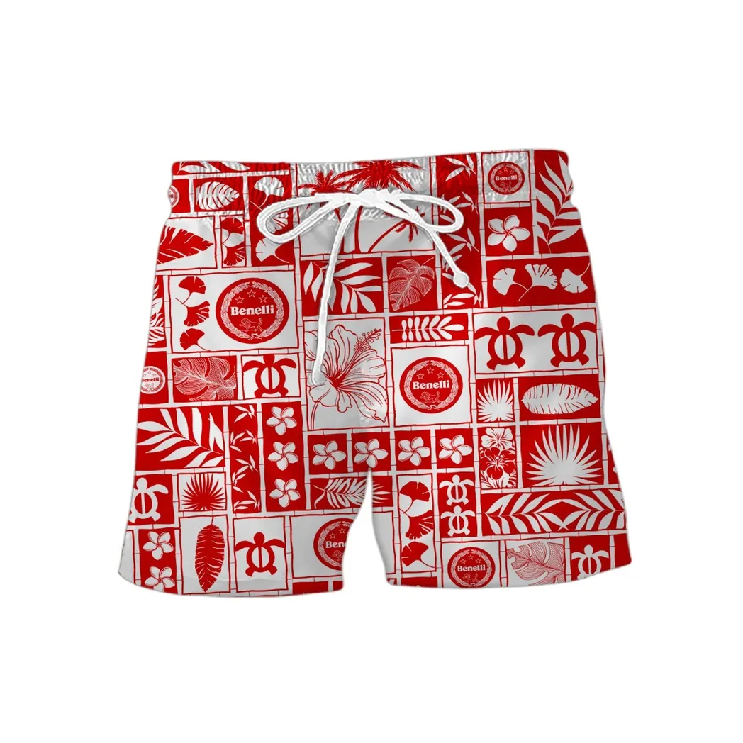 Benelli Motorcycles Hawaiian Shorts MOTOR35021425014, Gift For Benelli Motorcycles Lovers, Gift For Him, Husband, Boyfriend