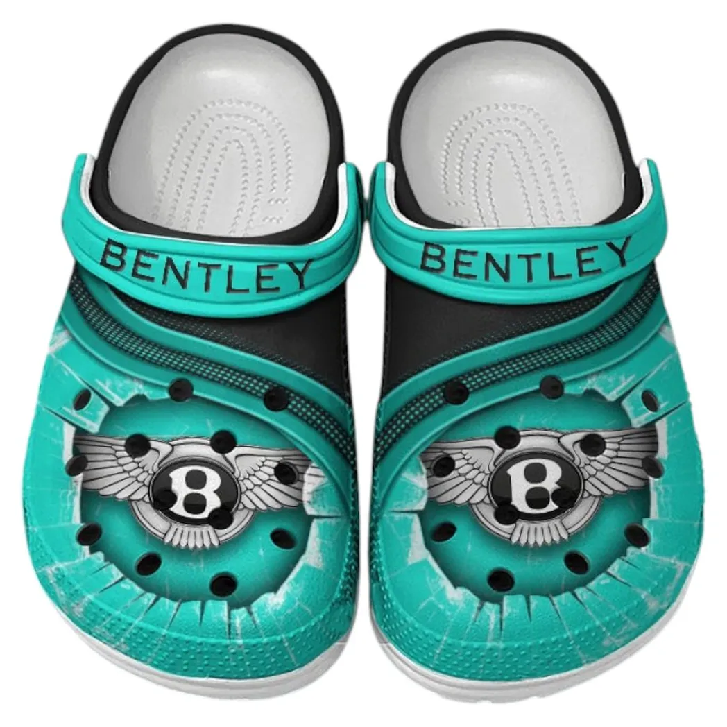 Bentley Crocs Clogs Men Women, Gift For Bentley Fan CAR188032025153 - Cyan