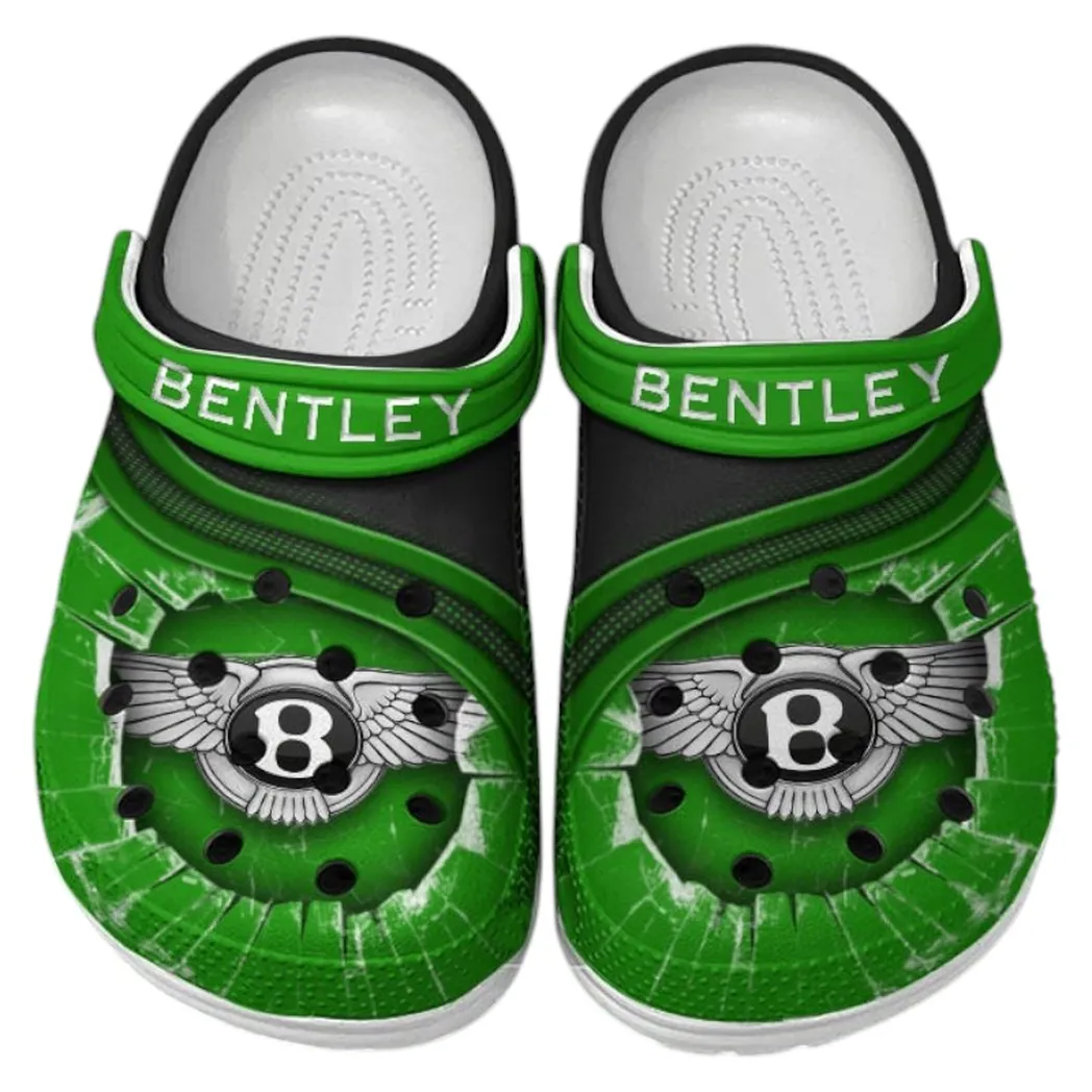 Bentley Crocs Clogs Men Women, Gift For Bentley Fan CAR188032025153 - Green