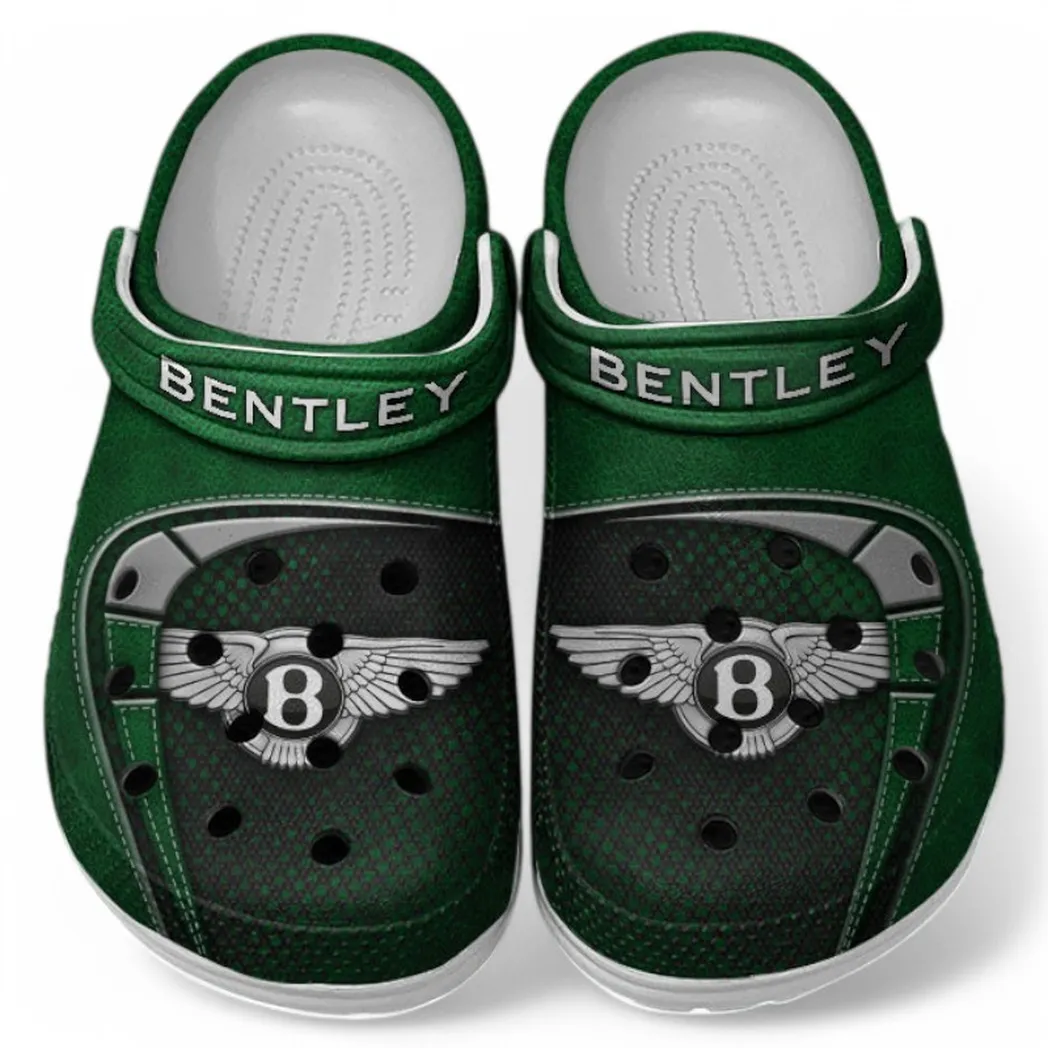 Bentley Crocs Sandals For Men Women, Gift For Bentley Fan CAR177031425580 - Green