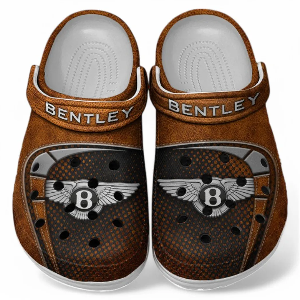 Bentley Crocs Sandals For Men Women, Gift For Bentley Fan CAR177031425580 - Orange