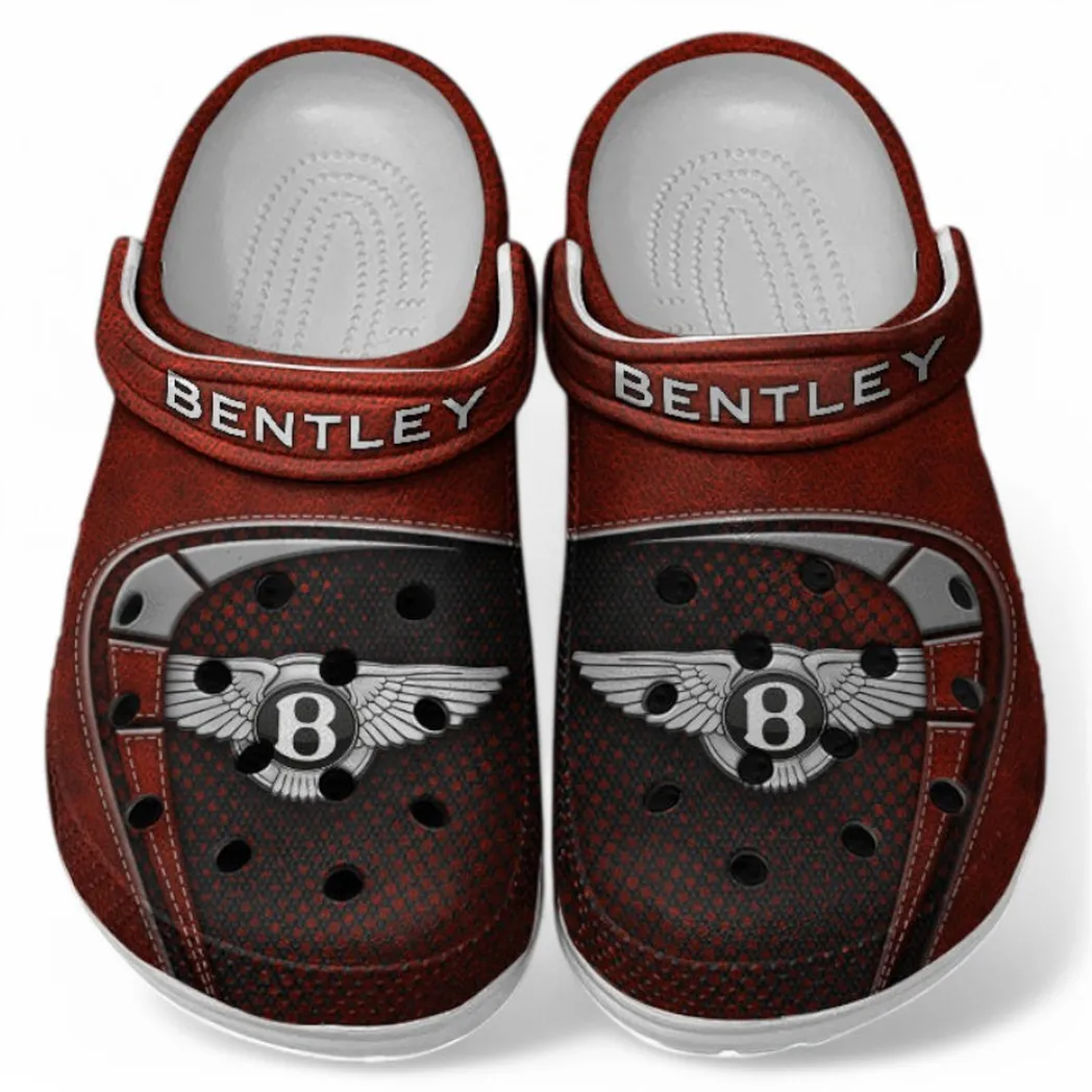 Bentley Crocs Sandals For Men Women, Gift For Bentley Fan CAR177031425580 - Red