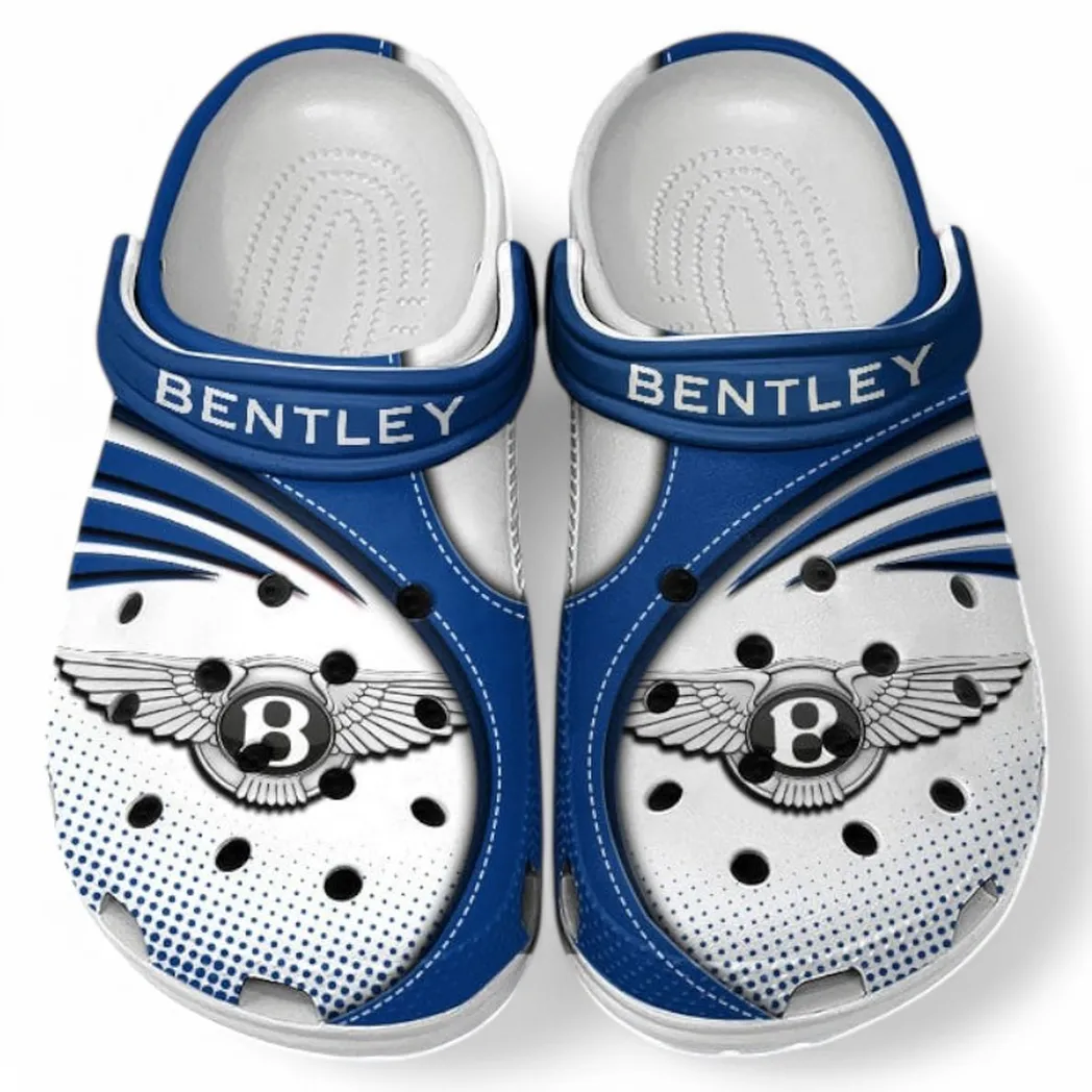 Bentley Crocs Sandals For Men Women, Gift For Bentley Fan CAR181031525730 - Blue