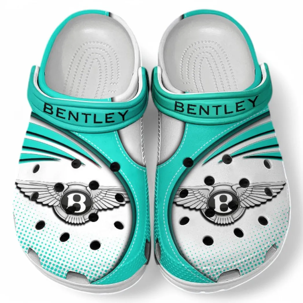 Bentley Crocs Sandals For Men Women, Gift For Bentley Fan CAR181031525730 - Cyan