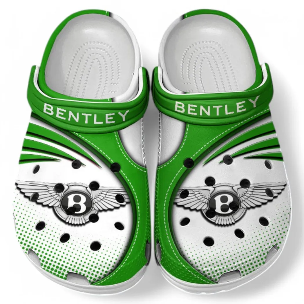 Bentley Crocs Sandals For Men Women, Gift For Bentley Fan CAR181031525730 - Green