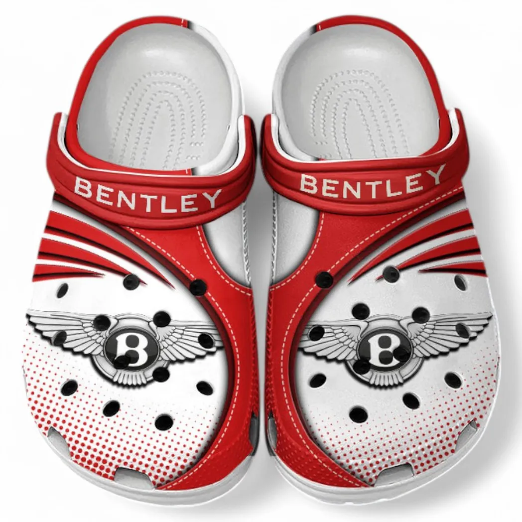 Bentley Crocs Sandals For Men Women, Gift For Bentley Fan CAR181031525730 - Red