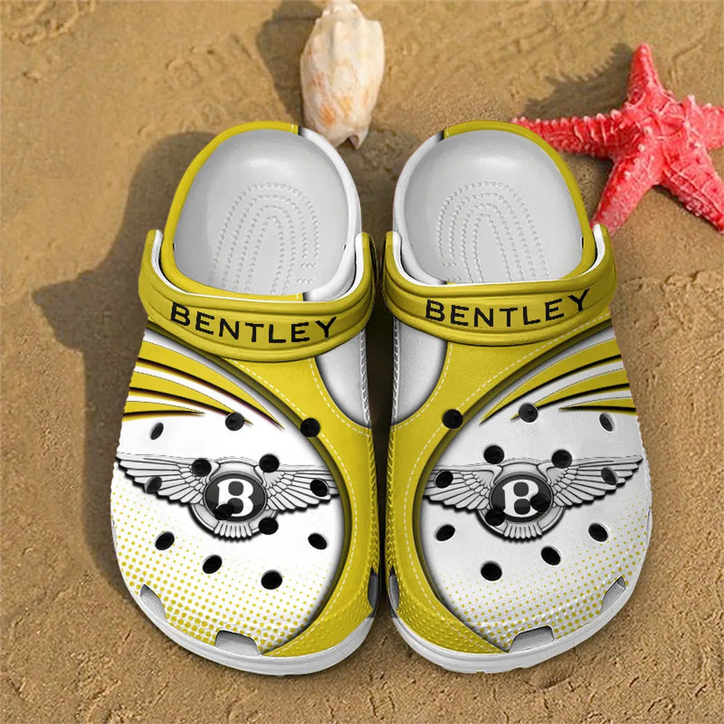 bentley crocs sandals for men women gift for bentley fan car181031525730 yellow cuiaq