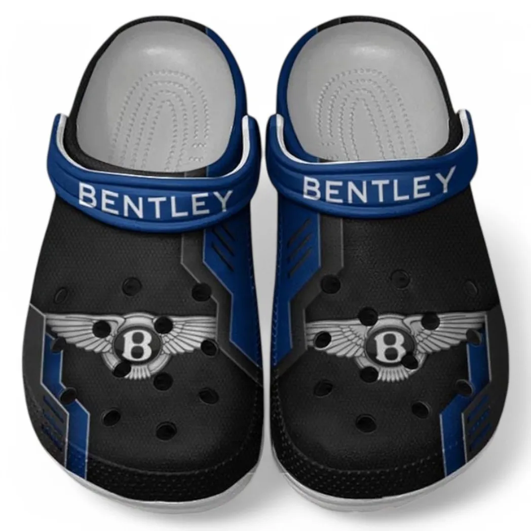 Bentley Crocs Shoes, Clogs Men Women, Gift For Bentley Fan CAR185031525247 - Blue