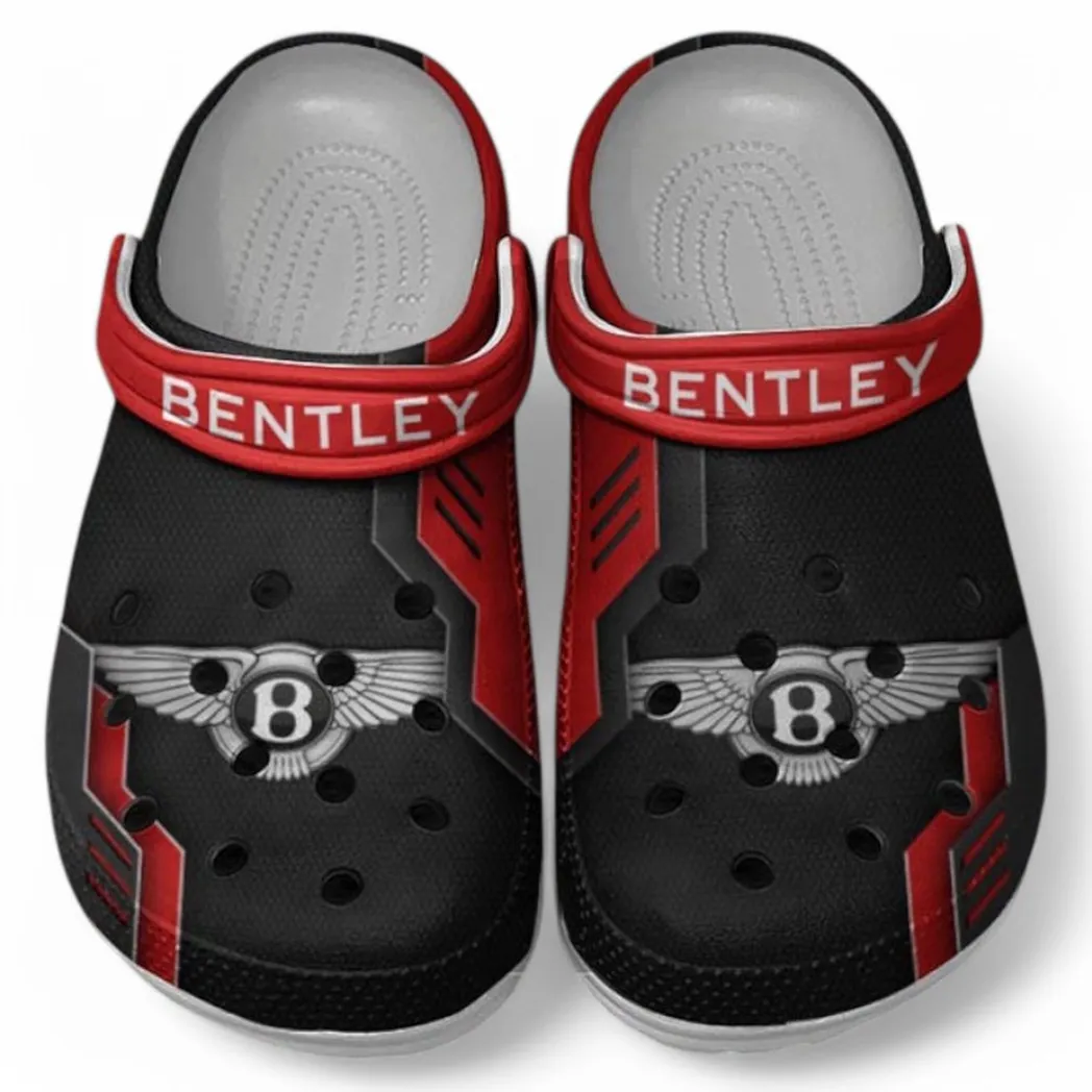 Bentley Crocs Shoes, Clogs Men Women, Gift For Bentley Fan CAR185031525247 - Red