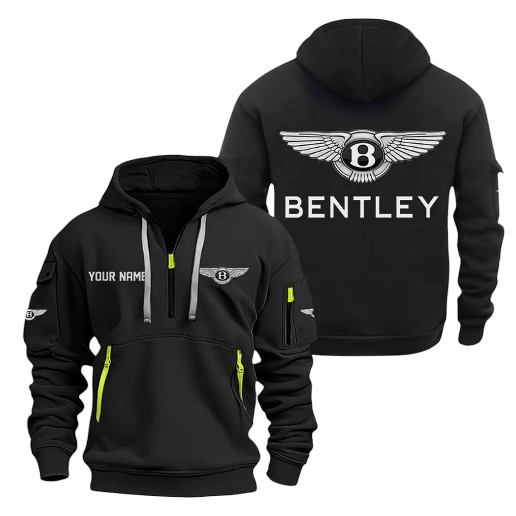 bentley half zip hoodie for men gift for bentley lovers car20022125726 black irjfj