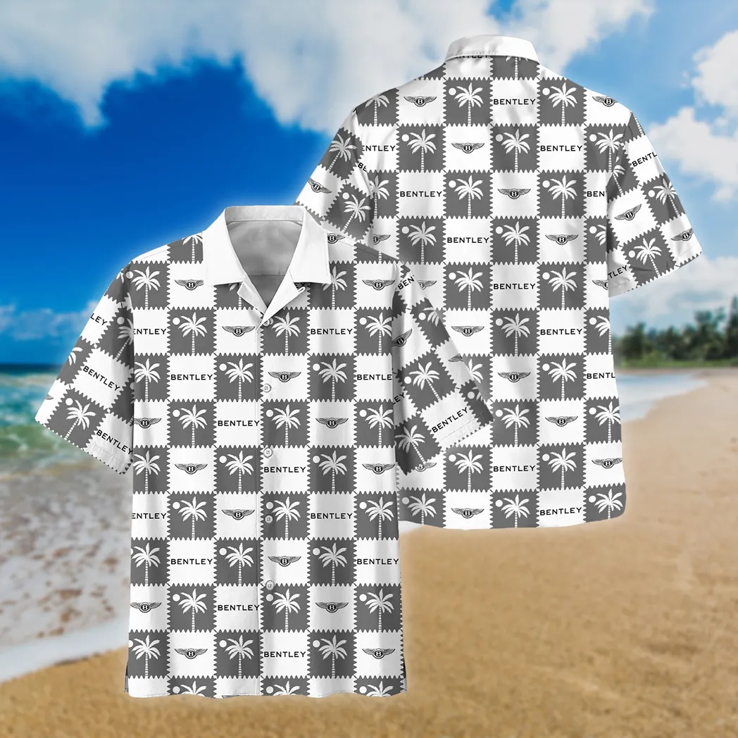 bentley hawaiian shirt for men gift for bentley lovers car200030725127 wpf93