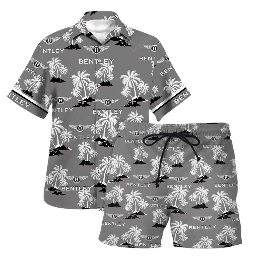 bentley hawaiian shirt set for men gift for bentley lovers gift for him husband boyfriend car144021125483 1 4akot