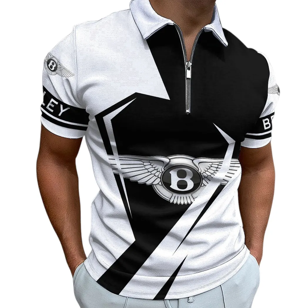 bentley zipper polo shirt gift for bentley lovers gift for him husband boyfriend car3202122546
