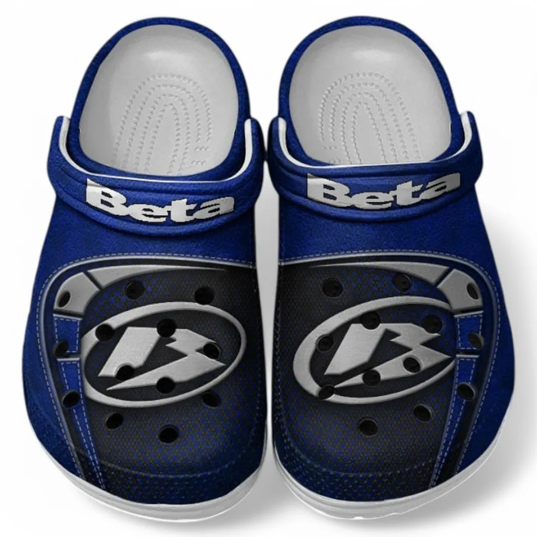 Beta Motorcycles Crocs Shoes, Clogs Men Women, Gift For Beta Motorcycles Fan CAR183031725132 - Blue
