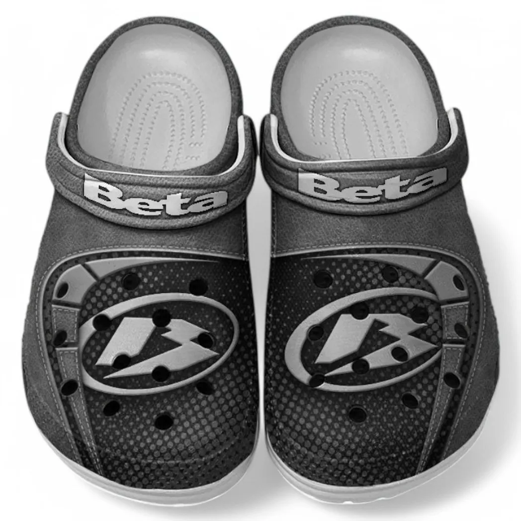 Beta Motorcycles Crocs Shoes, Clogs Men Women, Gift For Beta Motorcycles Fan CAR183031725132 - Gray