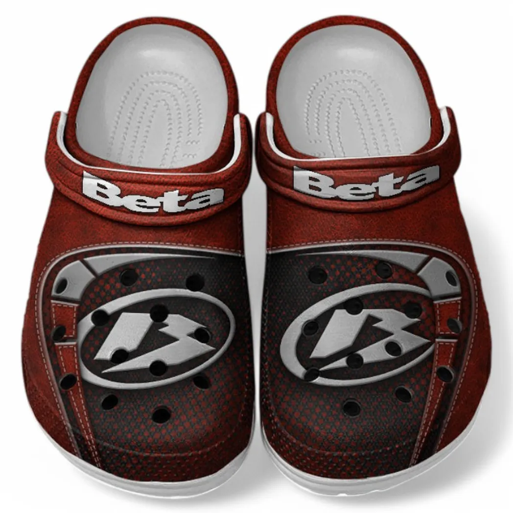 Beta Motorcycles Crocs Shoes, Clogs Men Women, Gift For Beta Motorcycles Fan CAR183031725132 - Red