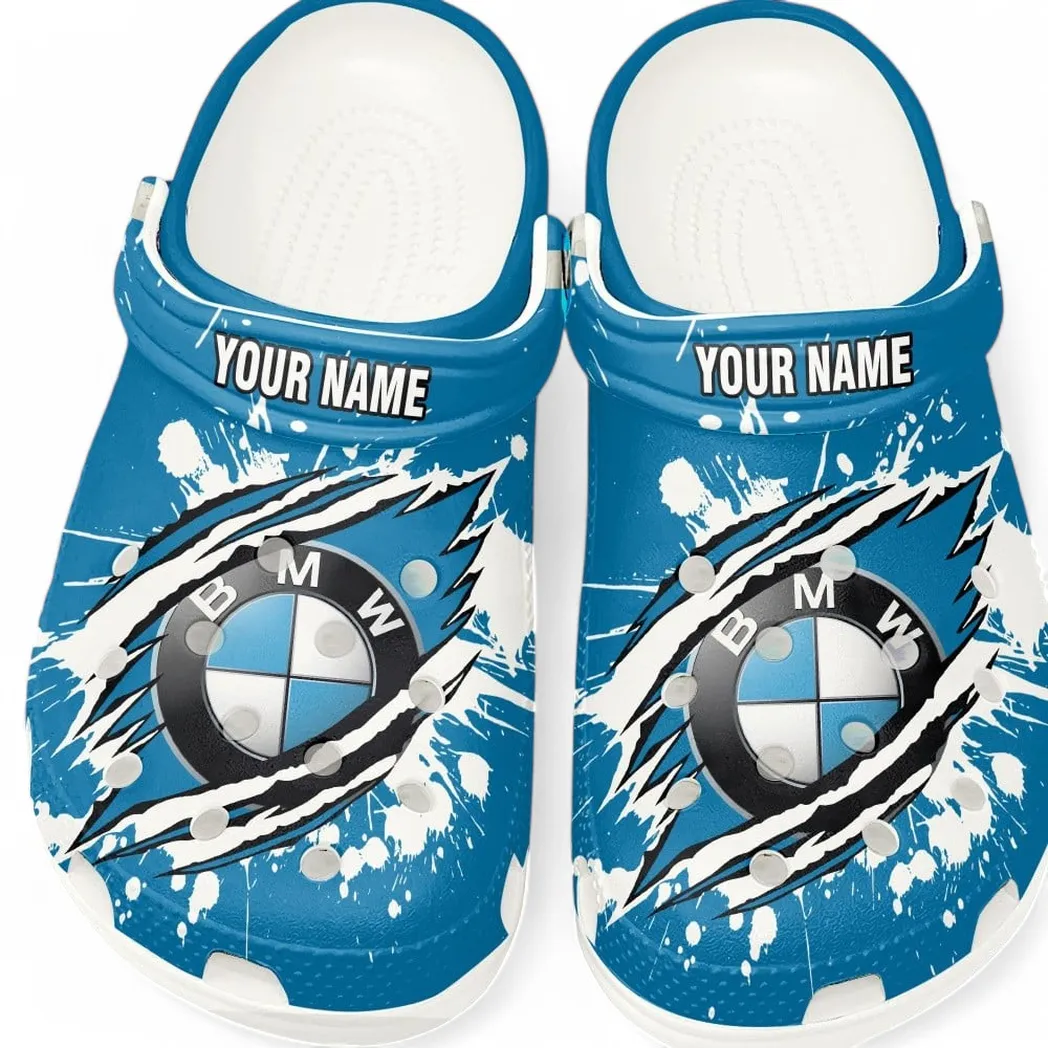 bmw car crocs gift for bmw car lovers gift for him husband boyfriend car5602192505 white hojzm