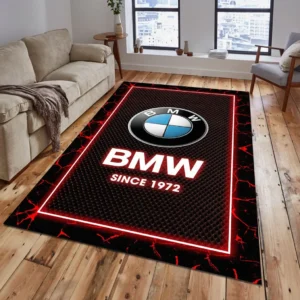 BMW Car Rug, All Over Print Carpet For BMW Car Lovers CAR5202192504 - Red