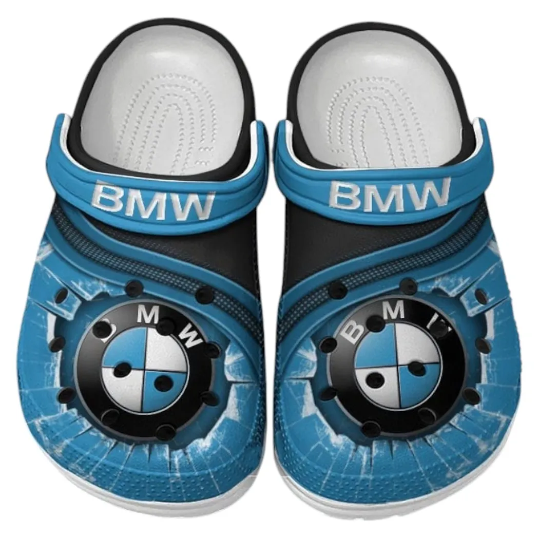 BMW Crocs Clogs Men Women, Gift For BMW Fan CAR188032025145 - Blue